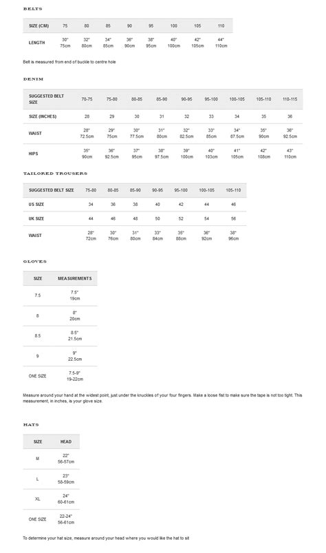 burberry mens pants size chart|Burberry 10y size chart.